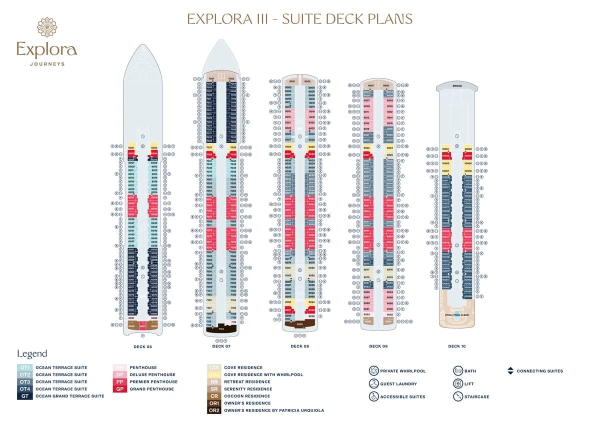 Explora Journeys Explora Iii Deck Plan
