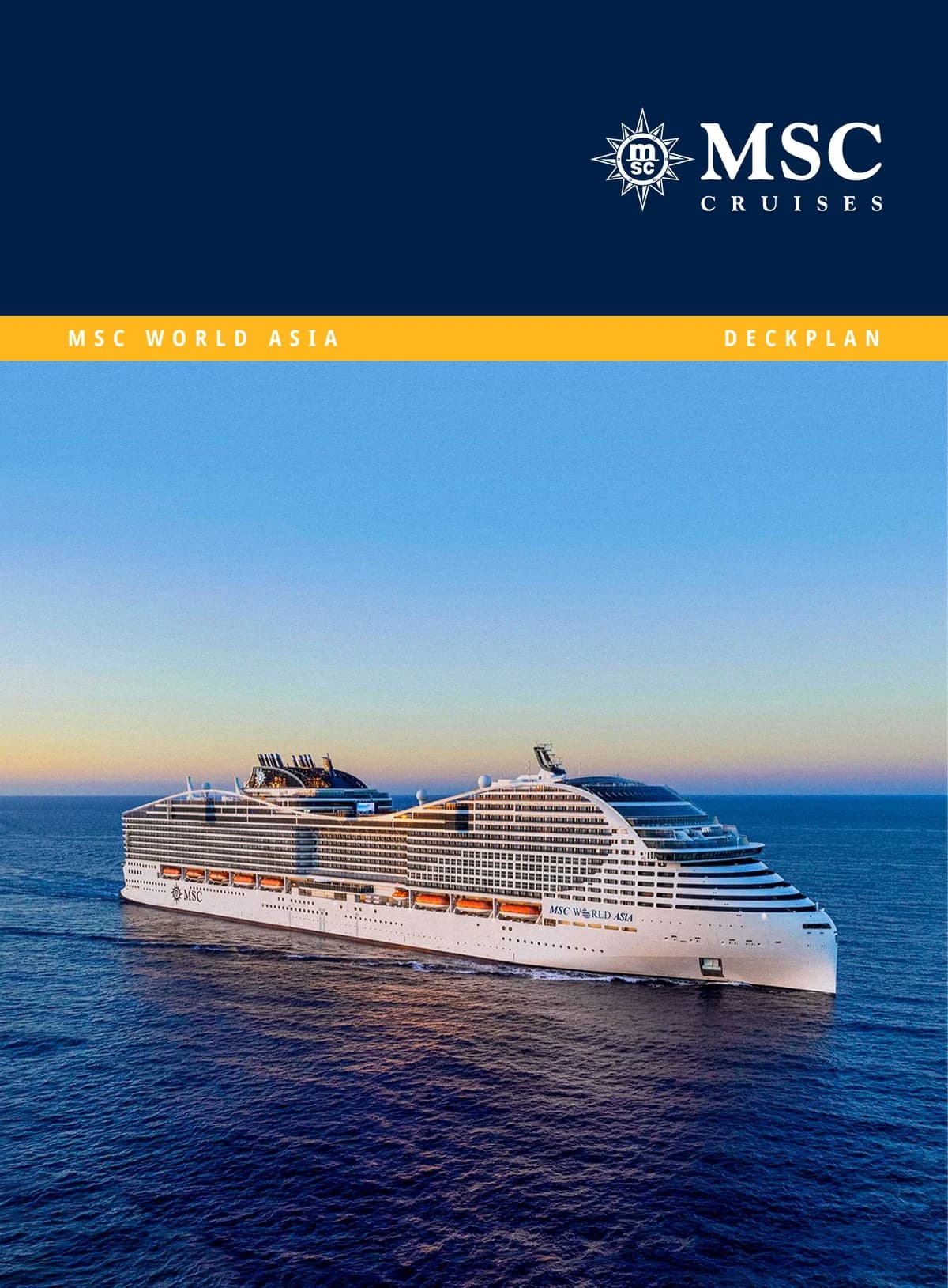 Msc Cruises Msc World Asia Deck Plan