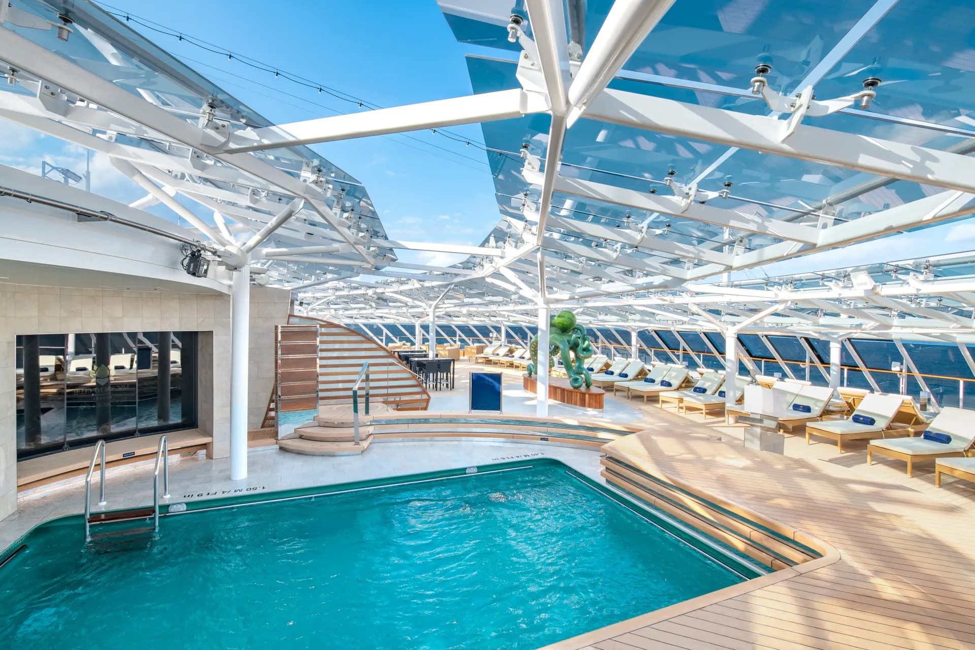MSC Yacht Club Sundeck and Pool
