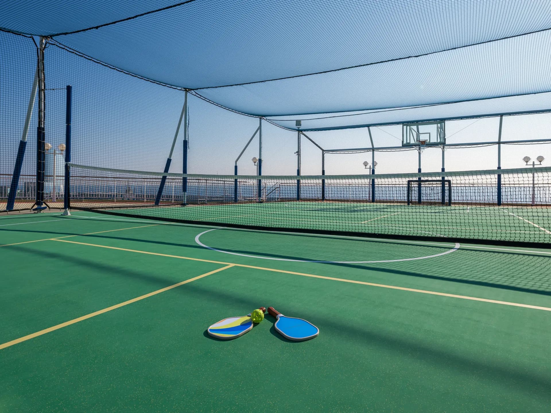 Basketball/Volleyball/Tennis Court