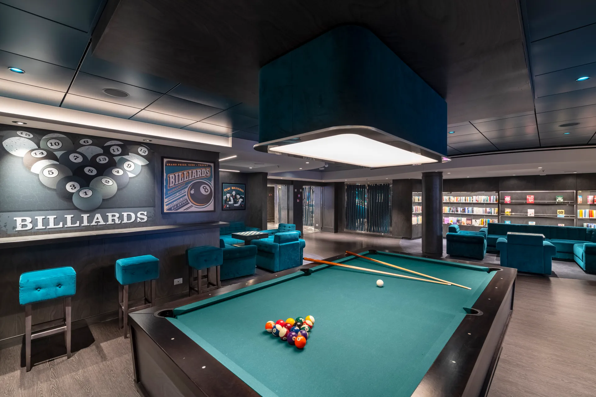 撞球室與圖書室 2