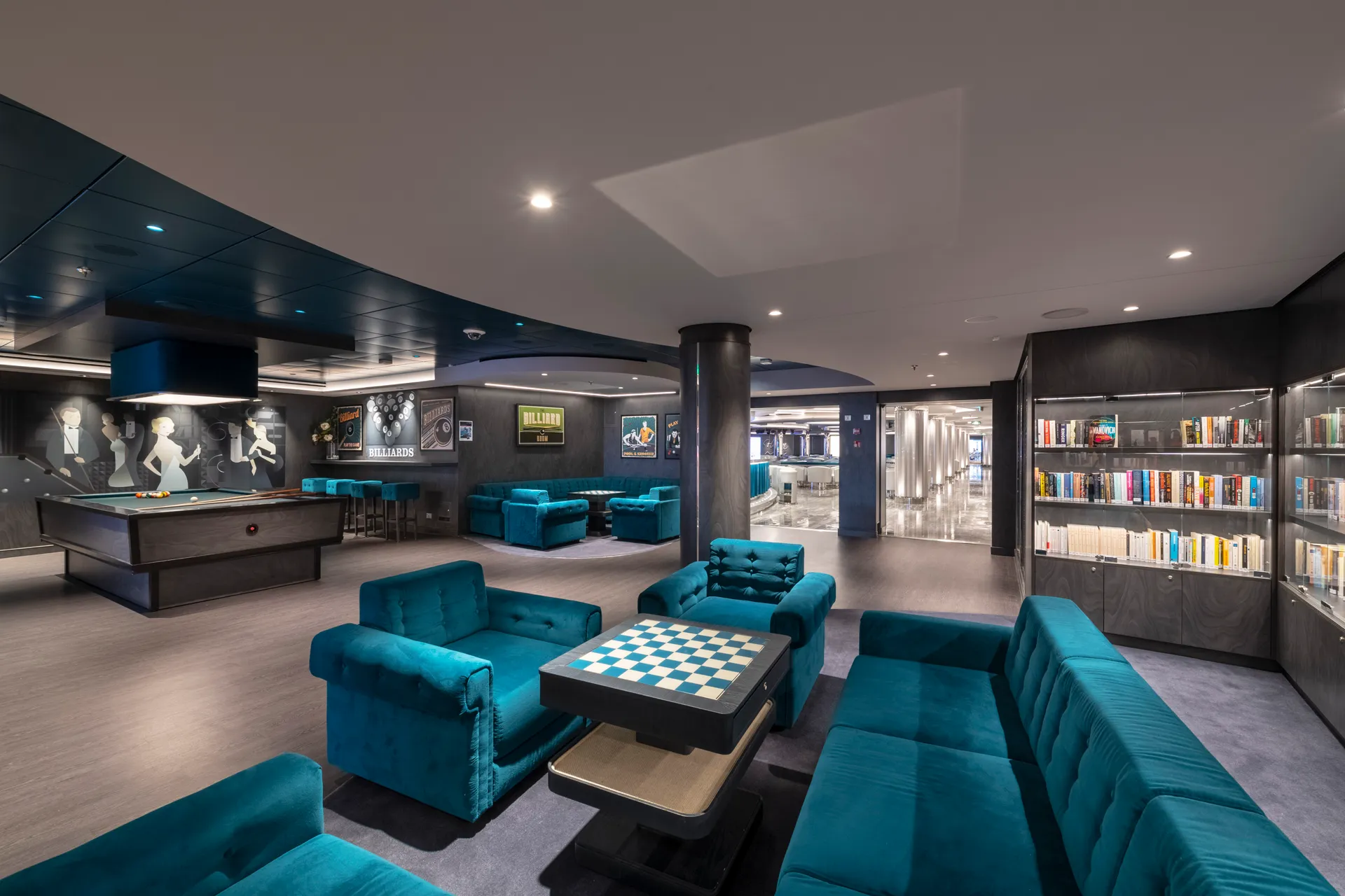 撞球室與圖書室 1