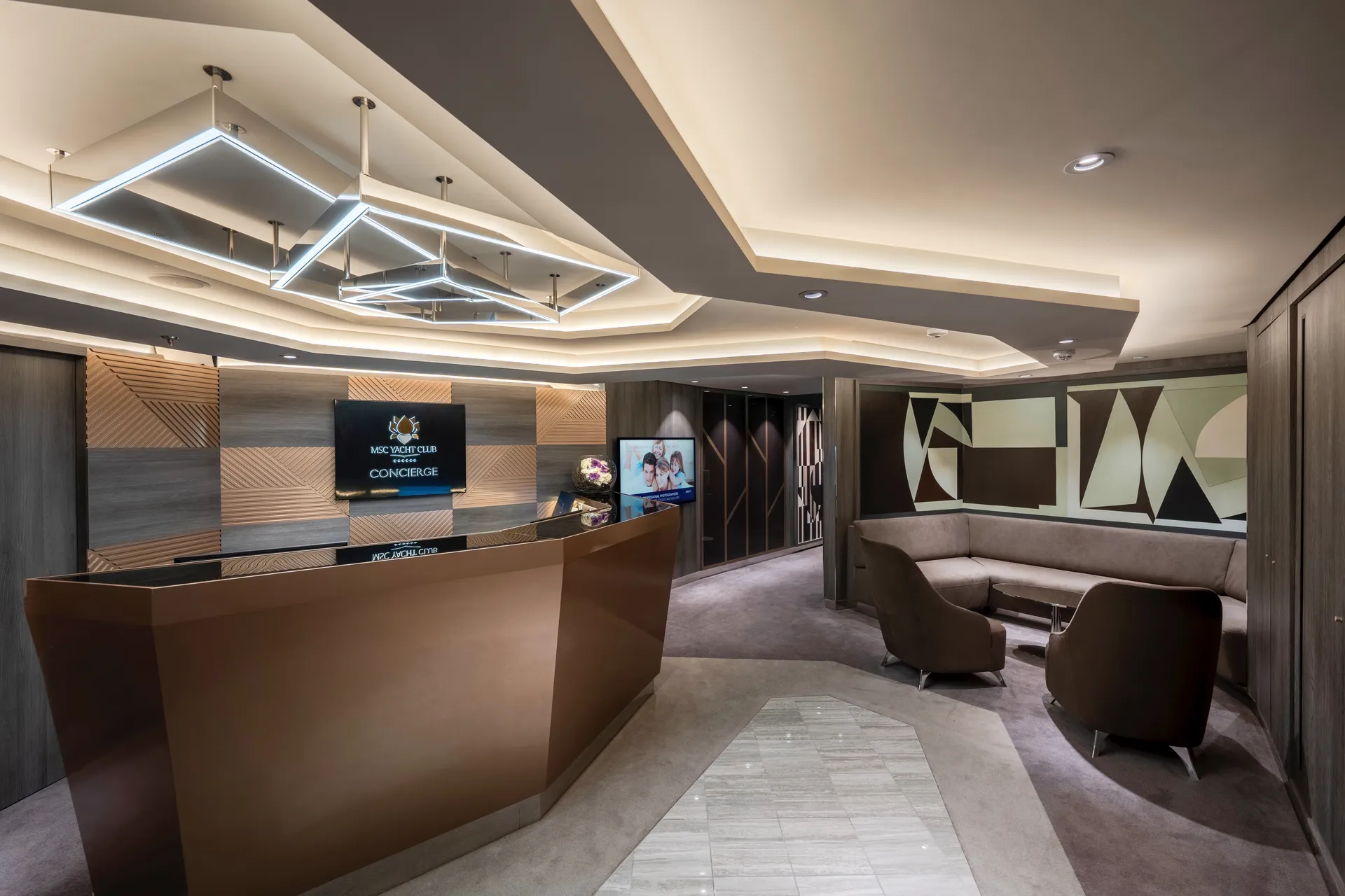 MSC Yacht Club Concierge Area
