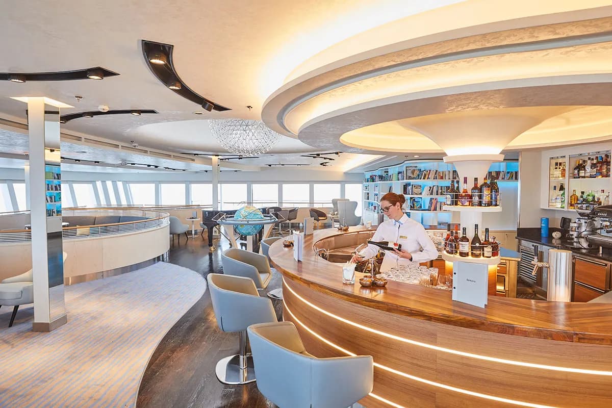 觀景酒廊與圖書室 2